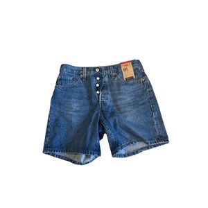 Levi's 501 Blue Shorts